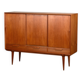 Gunni Omann Teak sideboard or highboard for Omann Jun Møbelfabrik, Denmark