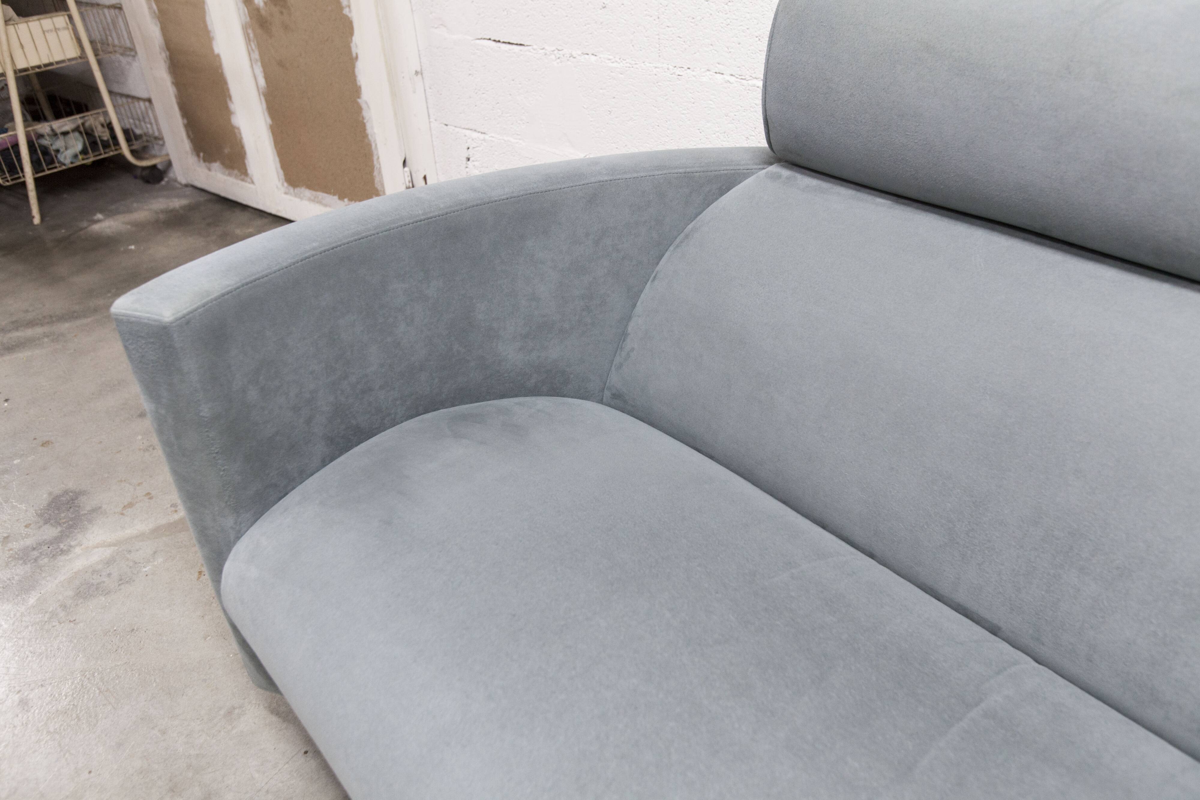 Negresco Sofa Design Bernard Massot for Neology France Moiré Velvet
