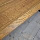 Vintage rectangular coffee table with a wooden top and black metal base, 1960s.