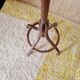 Antique curved wooden coat rack in the Thonet style, 1875.