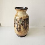 Art Deco ceramic stoneware vase signed Roger GUERIN (1896-1954)