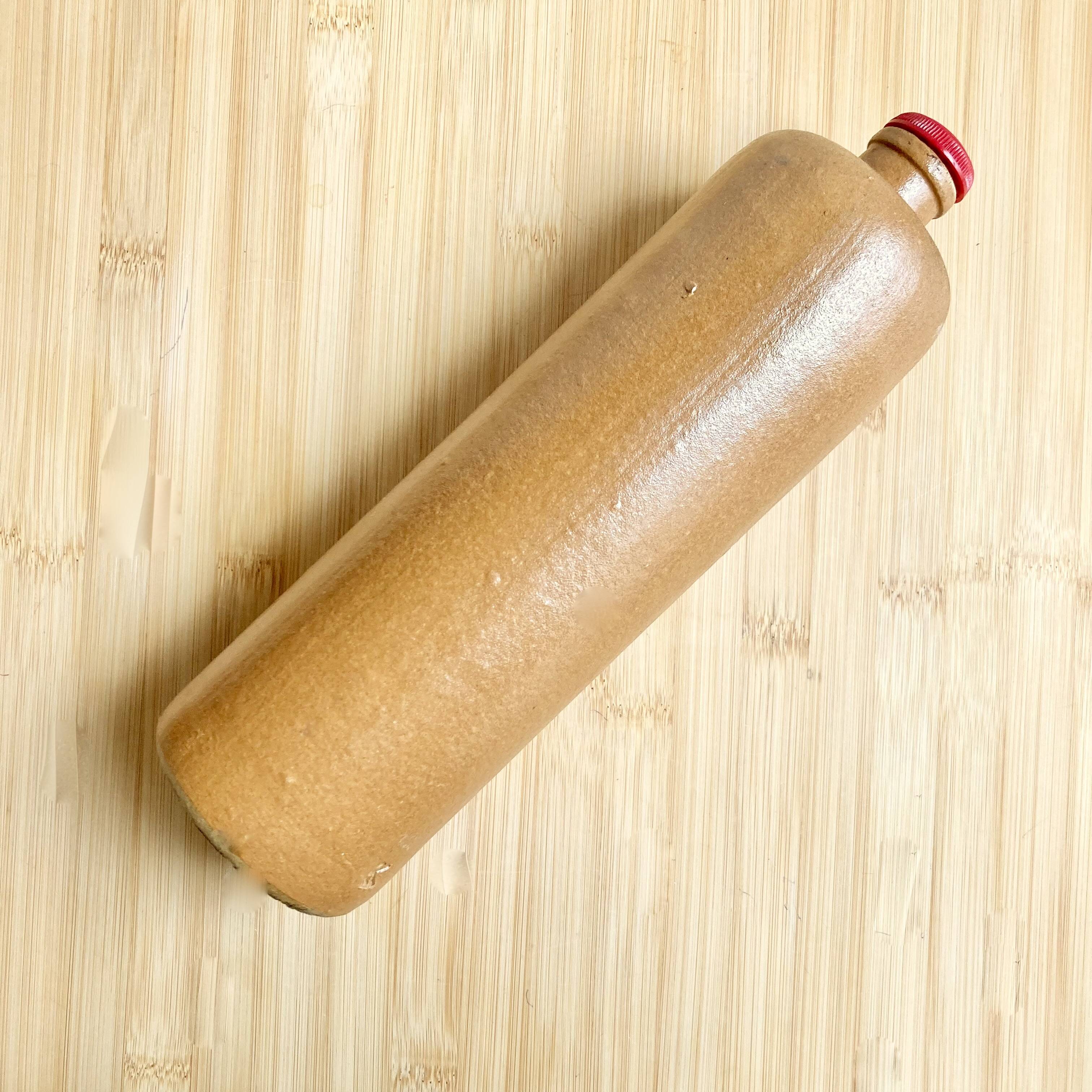 Vintage glazed stoneware bottle