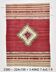 Wine Red & Green Turkish Kilim Rug, 156x224Cm