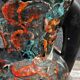 Vase amphore Rocaille, Fat Lava