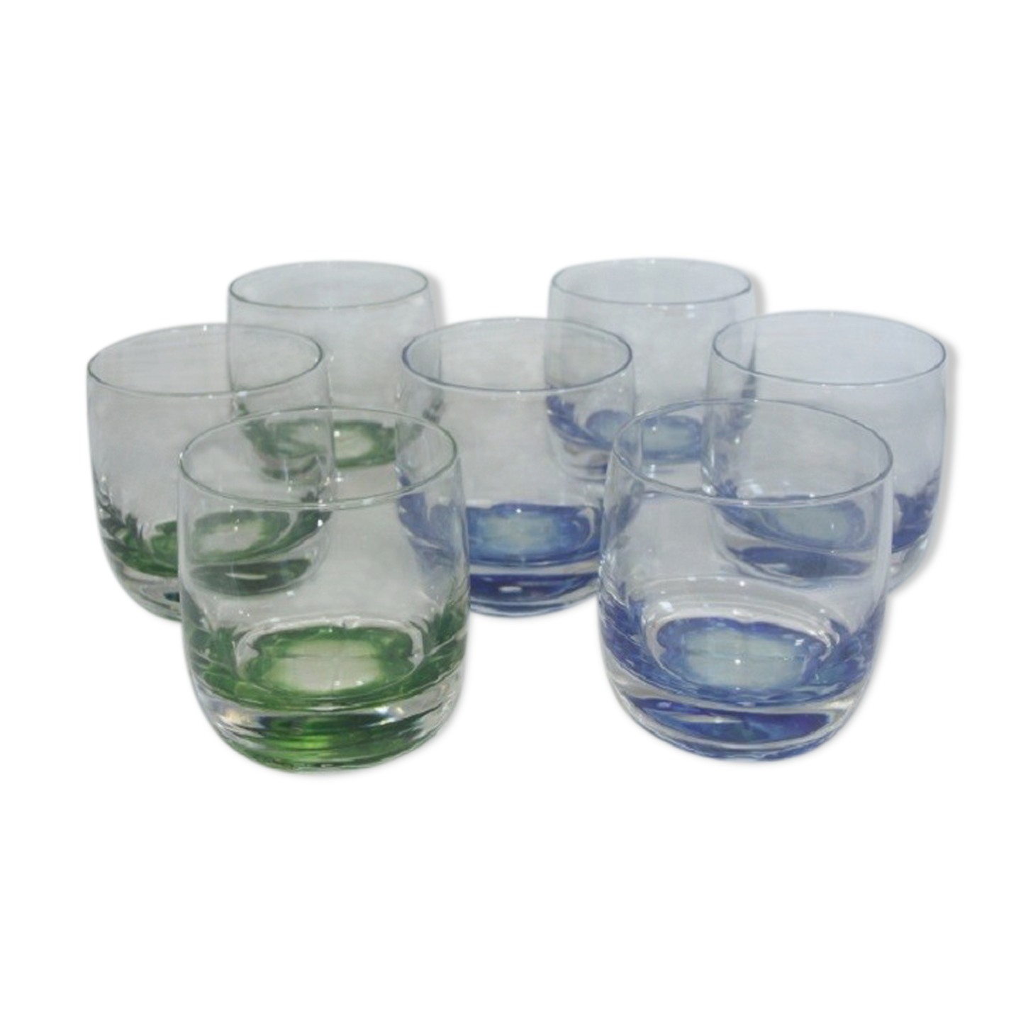 Lot of 7 vintage Luminarc glasses