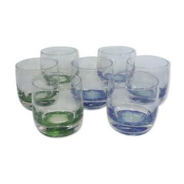 Lot de 7 verres Luminarc vintage