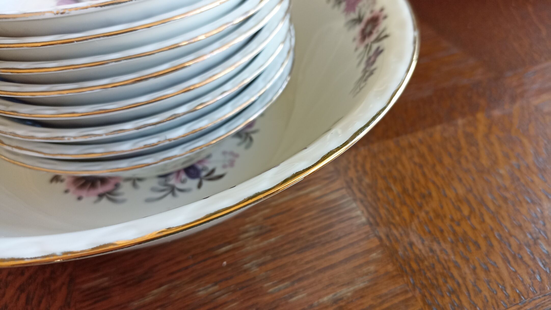 Paris porcelain dessert service