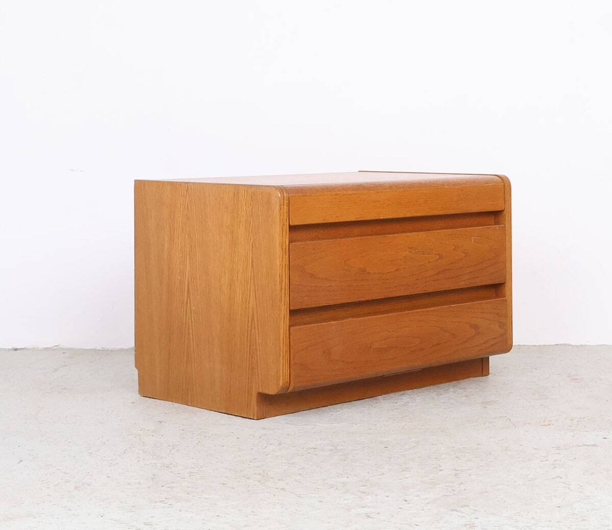 Set of vintage oak bedside tables from Moser, Germany, 1970s
