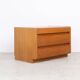 Set of vintage oak bedside tables from Moser, Germany, 1970s