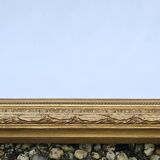 Old gilded wood mirror height 77cm