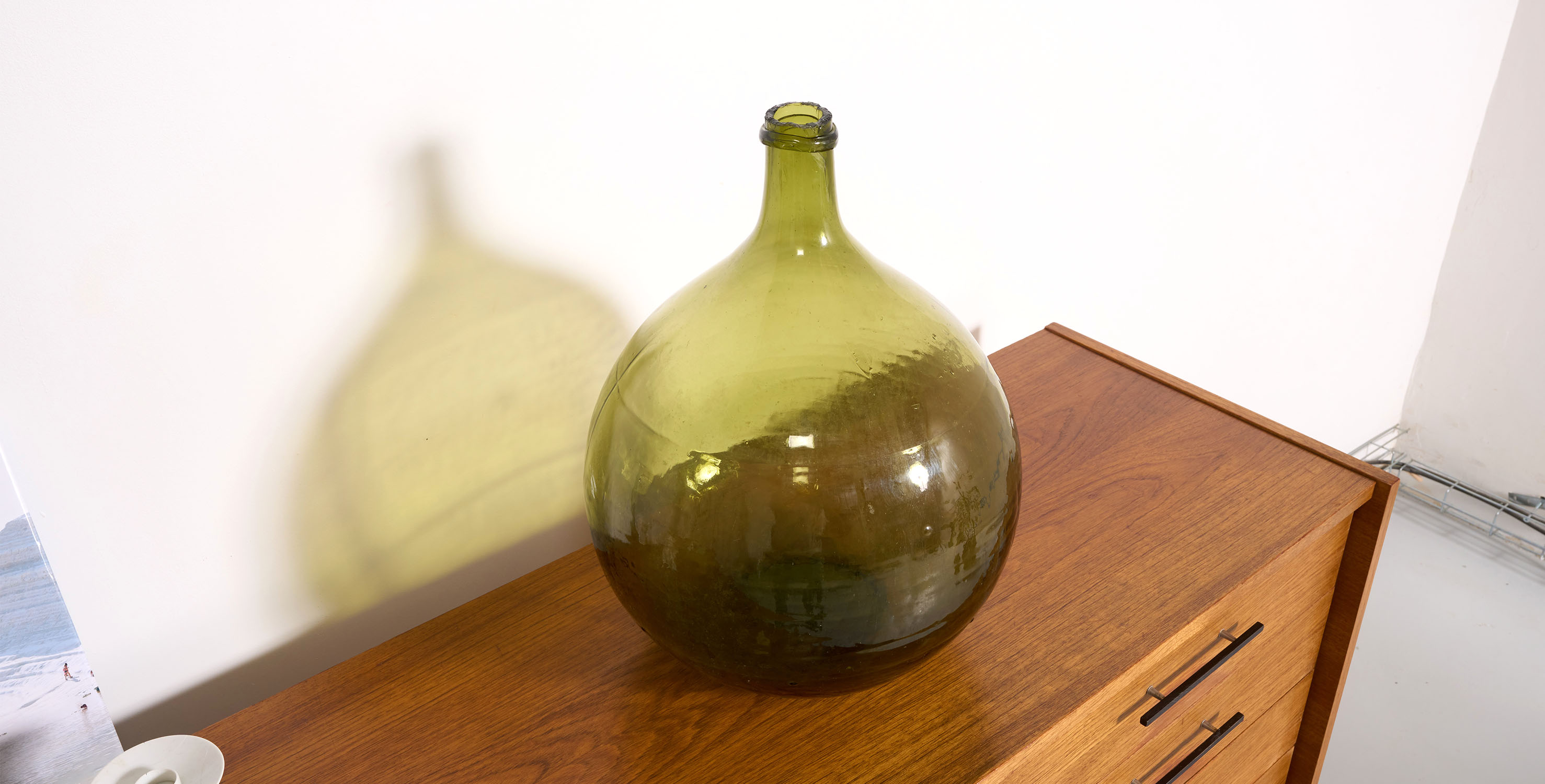 Demijohn green vintage 20L