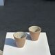 Set of 2 cups / mug Indonesian ceramic (matte brown)