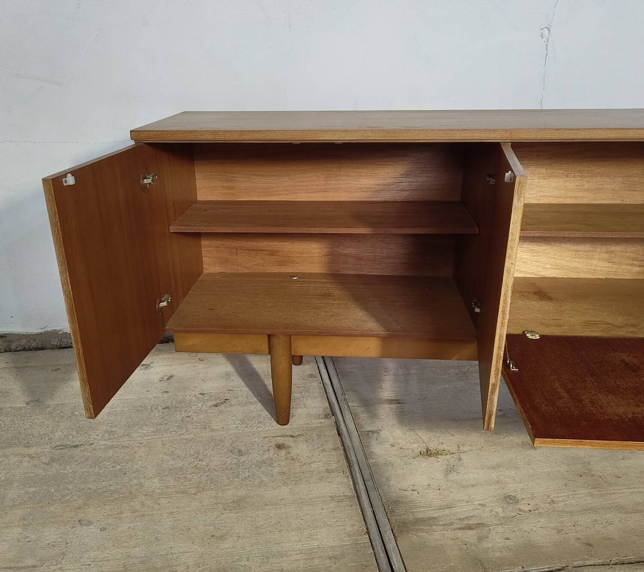 Vintage Scandinavian mid-century enfilade from the 1960s.