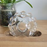 Star thick glass candle holder