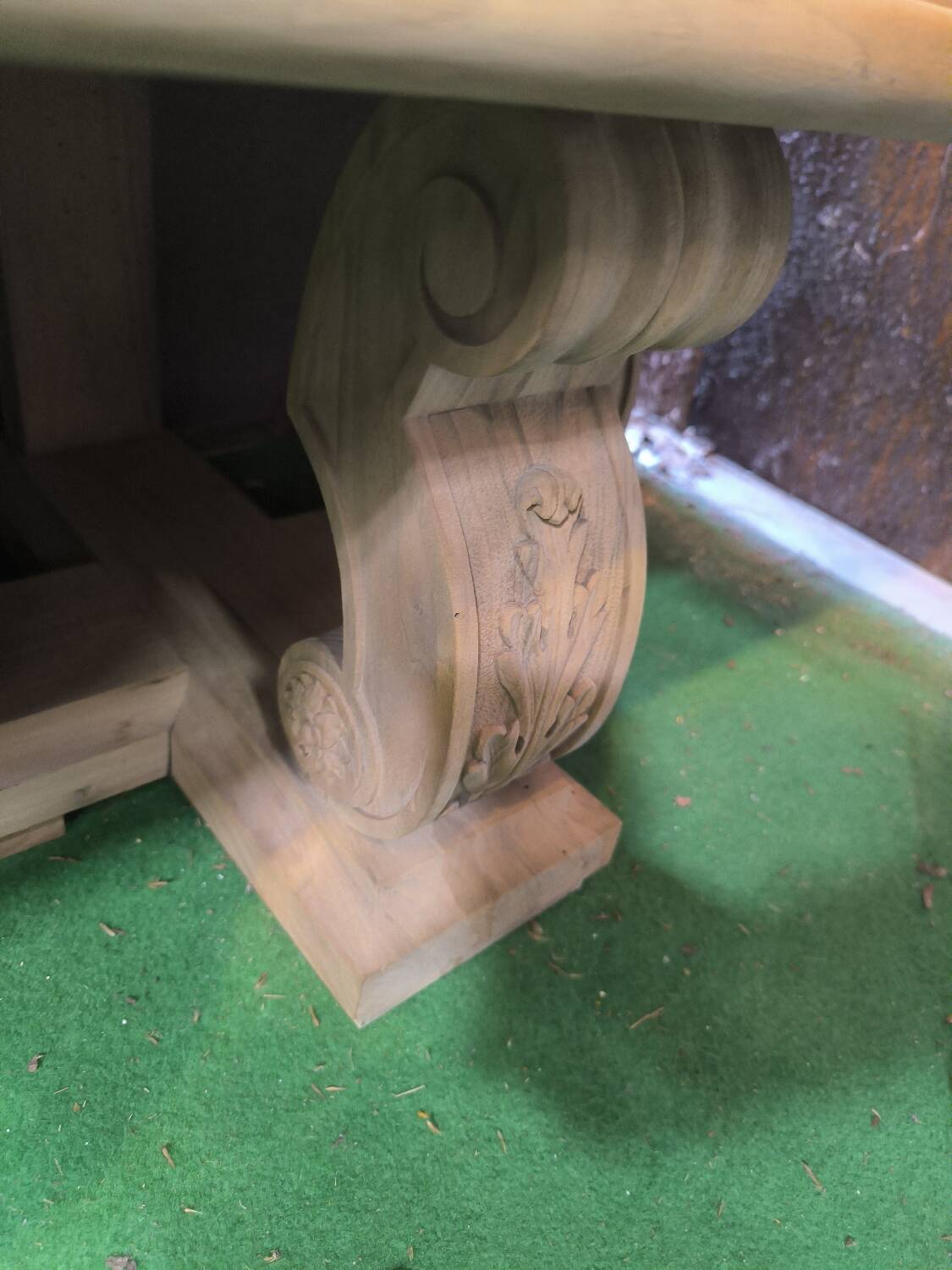 Huge sideboard, 1957, solid natural walnut