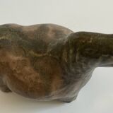 Brutalist ceramic zoomorphic horse shape