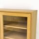 Mid Century Display Case in light oak by WK Möbel, 1970s