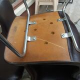 Set of 6 ergonomic chairs circa 1960