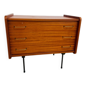commode vintage plaquage