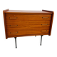 Commode vintage plaquage teck – circa 1970