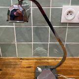 Art Deco lamp in chrome metal