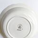 Vintage shallow dish L'Amandinoise model Paola white cream flowers