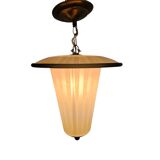 pendant lamp - brass - copper - lantern lamp - 1950s