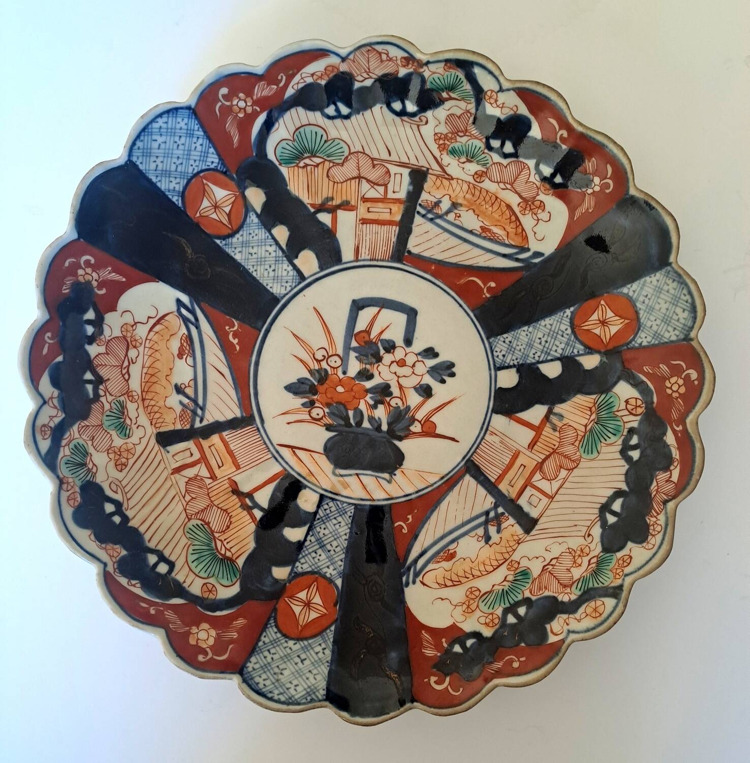 Imari porcelain plate 19th century