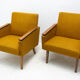 Pair of mid century armchairs by Mier Topolčany, 1960´s, Czechoslovakia