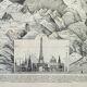 Old engraving 1898, Height, mountain, altitude • Lithograph, Original plate