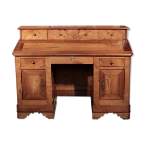bureau de pente en frêne
