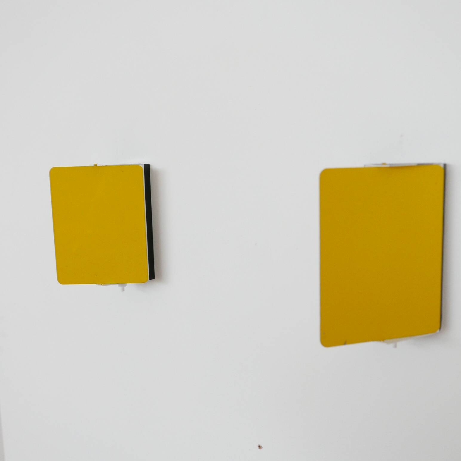 Charlotte Perriand Original Yellow Mid-Century Wall Lights (3 available)