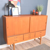Danish teak sideboard cabinet 1960s
