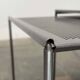 Postmodern perforated metal nesting side tables from Ikea, 1980s, set of 2.