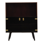 Danish Display Cabinet with Glass Doors and Contrasting Finish, 1970s