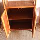 Rattan and vintage bamboo shelf