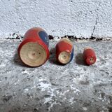 3 Russian matryoshka dolls