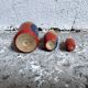 3 Russian matryoshka dolls