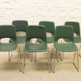 Set of 6 vintage chairs by Marko Netherlands 1970