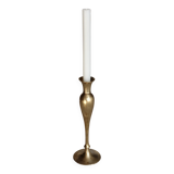 Large antique brass candle holder in Art Deco style