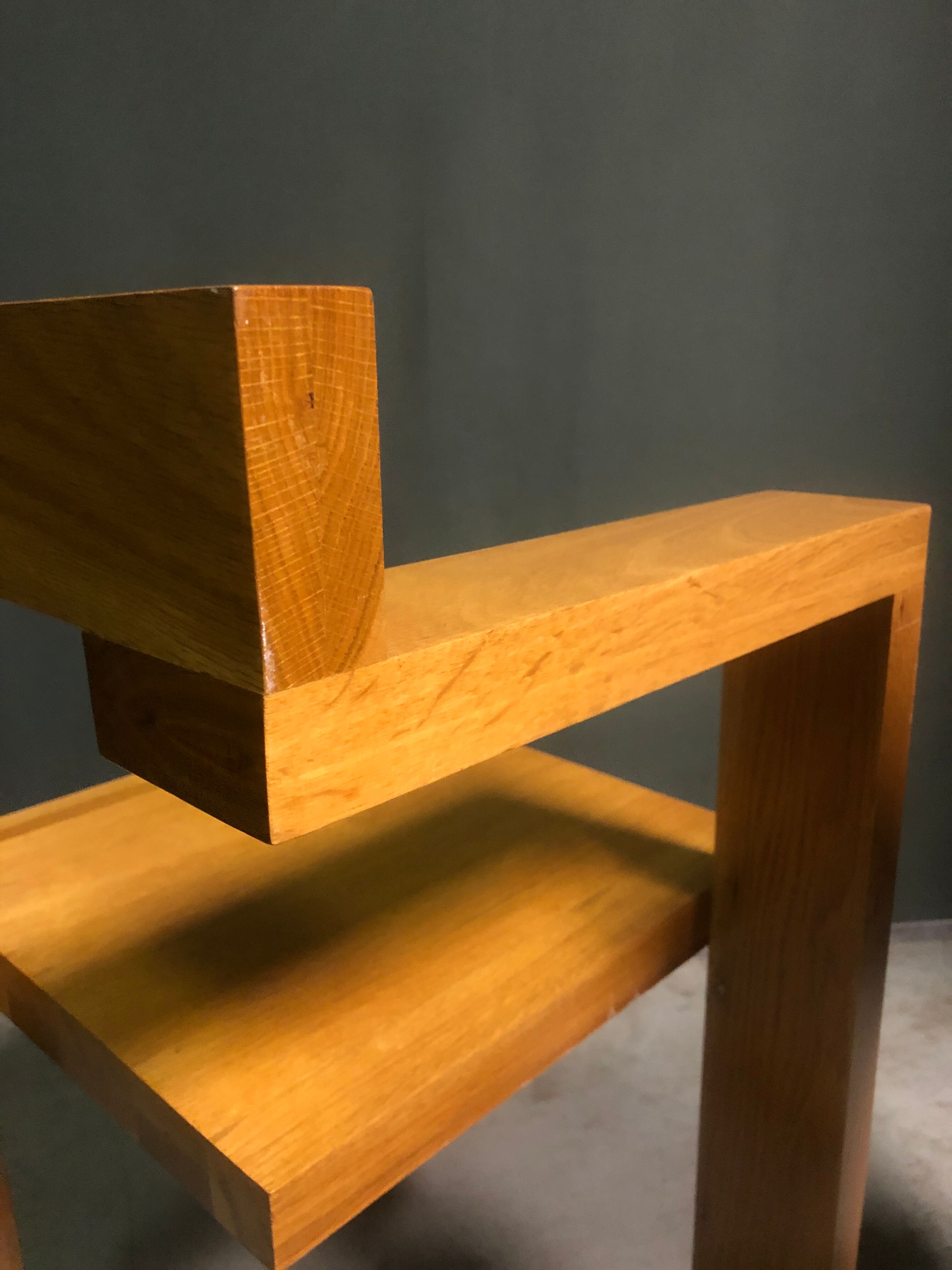 2 x Rietveld 'Steltman' chairs