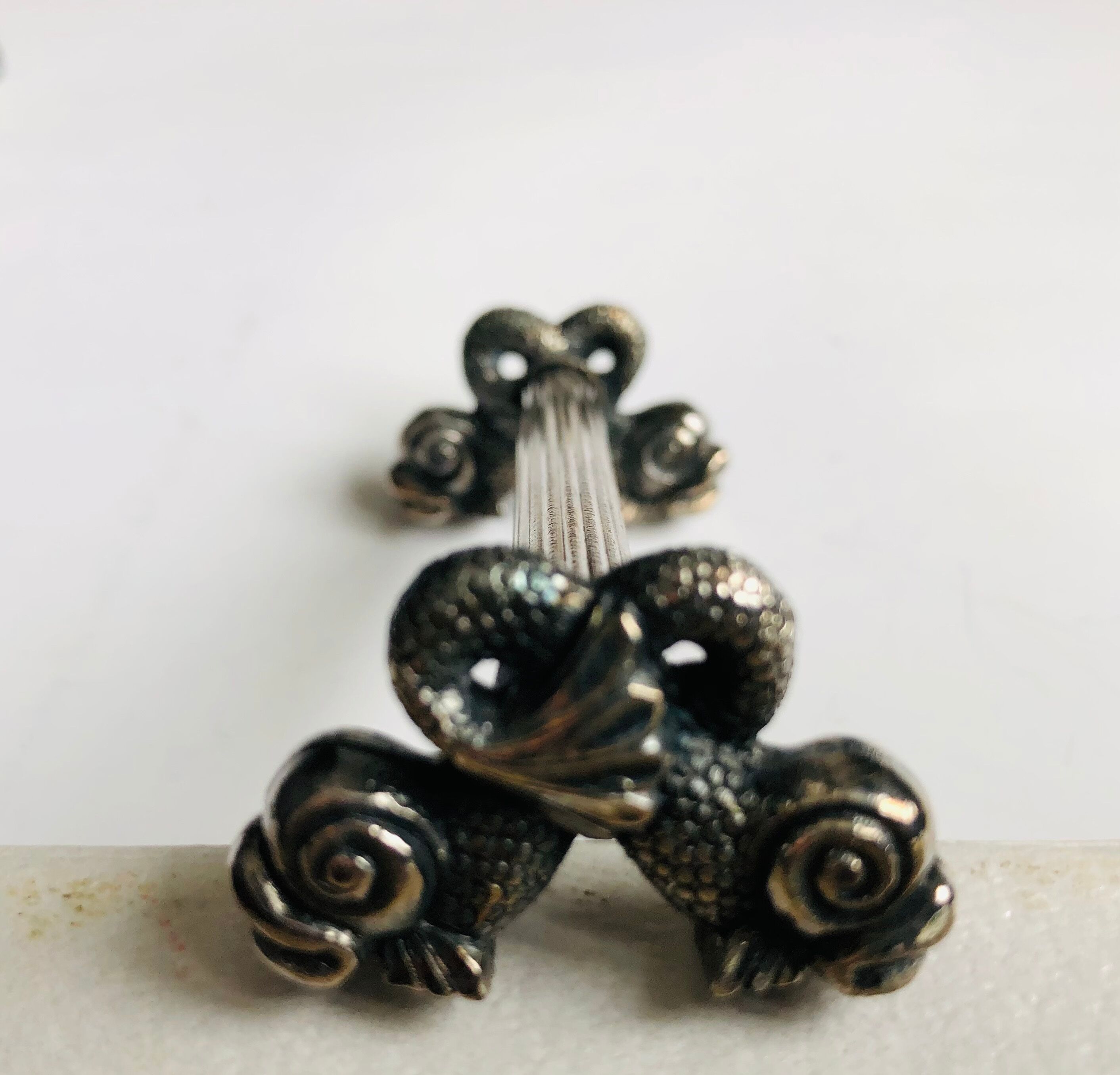 Set of - door silver metal knives