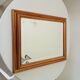 Miroir doré vintage à glace biseautée