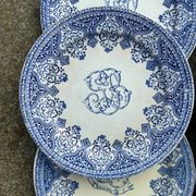 Gien - rare série partie de service de château français