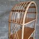 Old rattan shelf