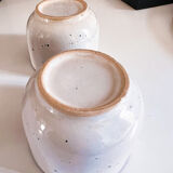 4 tasses anciennes en grès