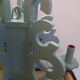 Lustre en bois style Gustavien
