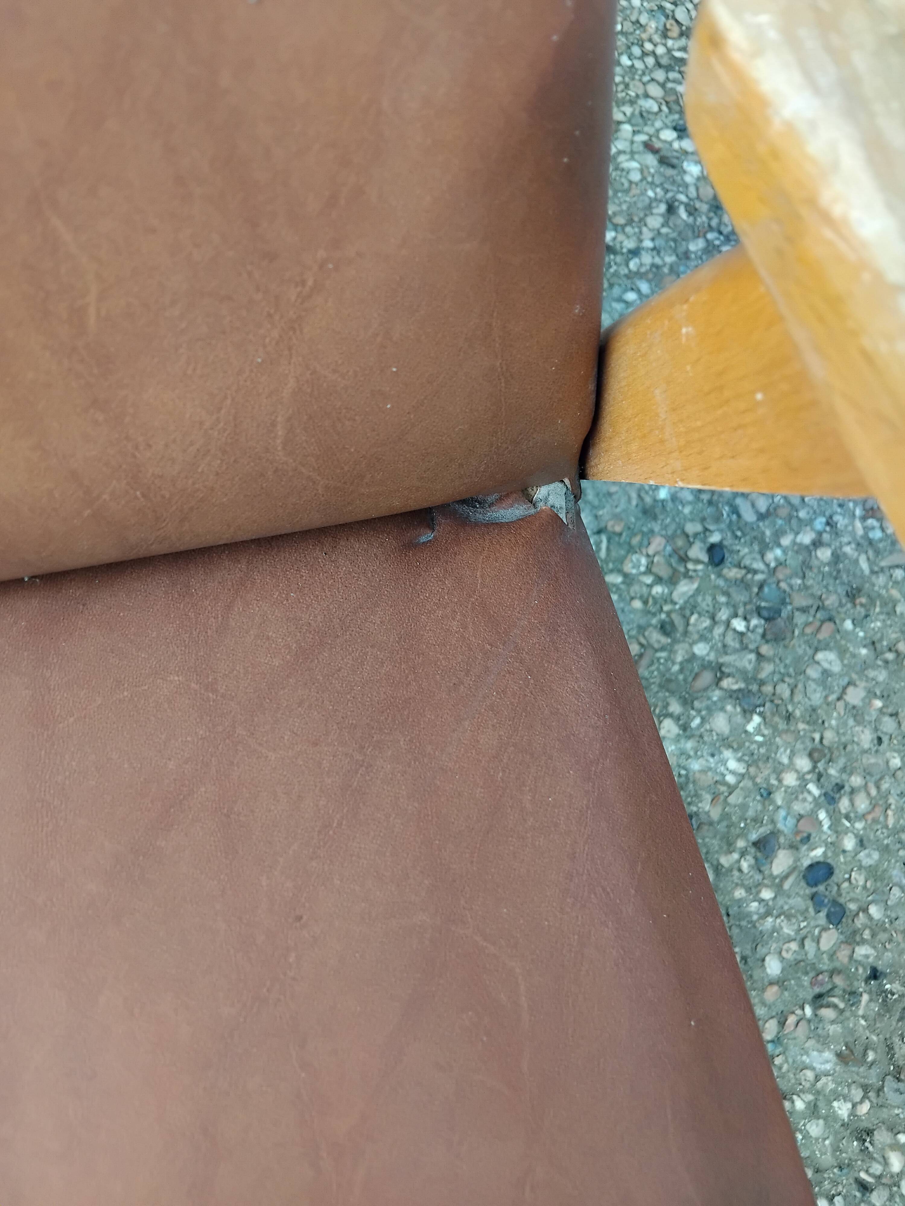 Paire de fauteuil vintage année 50 60 pieds compas scandinave