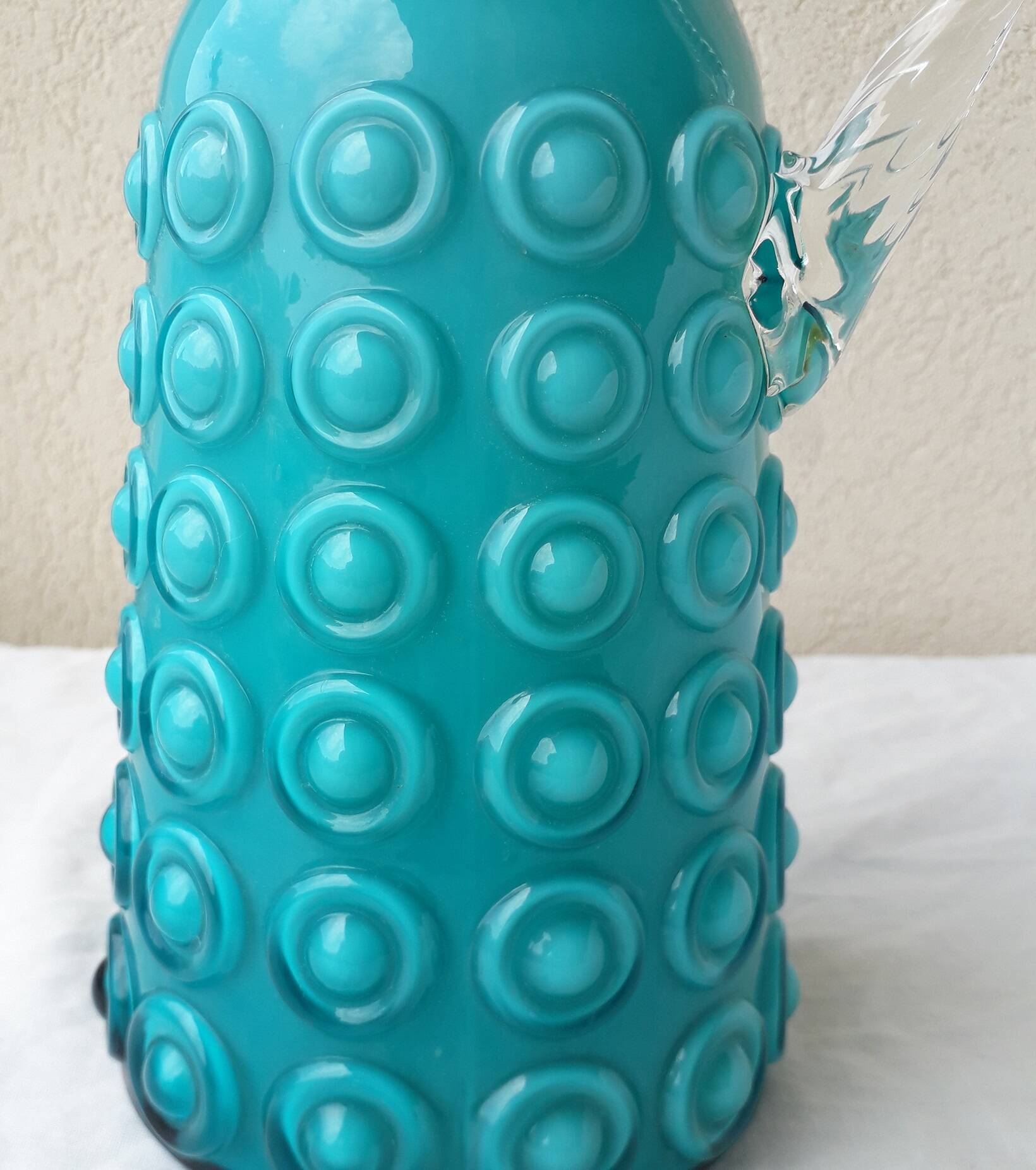 Italian opaline pitcher 1960