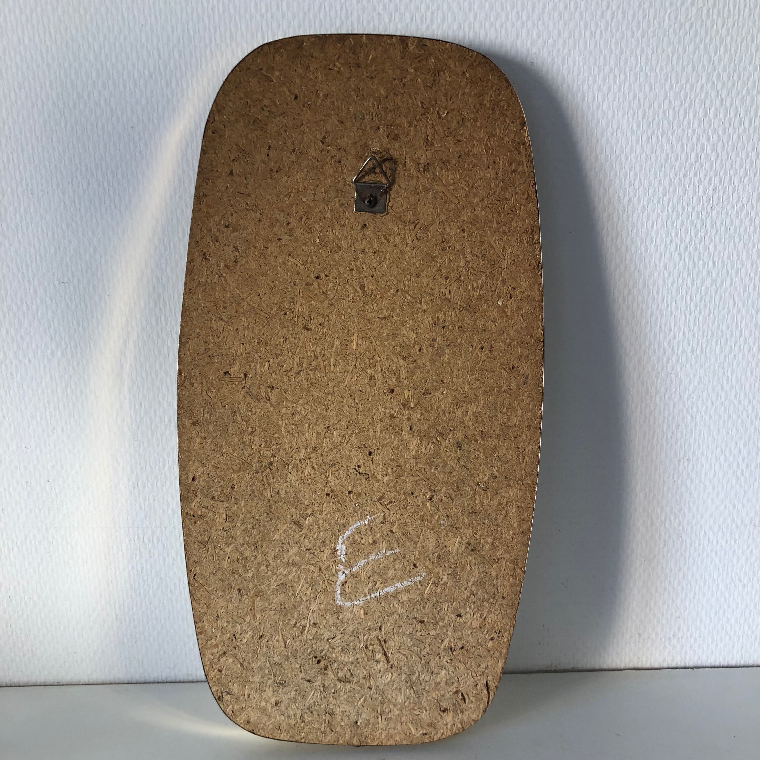 Mirror 46 x 24 cm vintage 1960